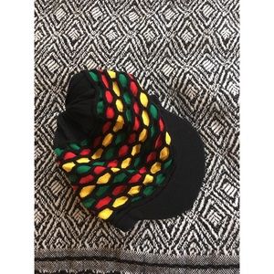 Rasta colored hat